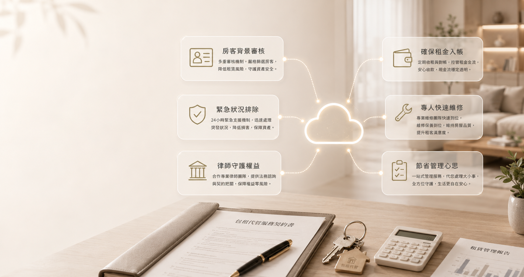 科技整合物業管理全景圖